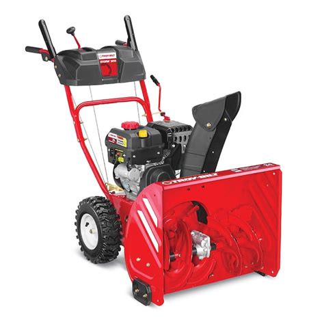 Troy Bilt Storm 2410 24 In 208 Cc Two Stage Self Propelled Gas Snow