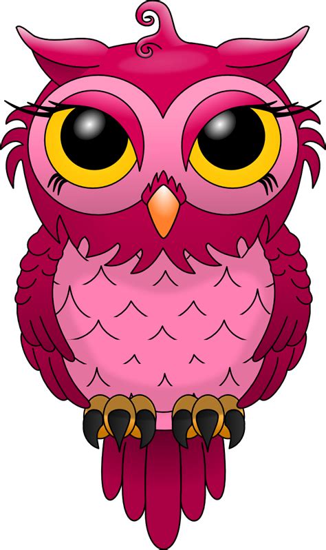 Resultado De Imagem Para Pink Owl Clipart Png Coruja No Clip Art My