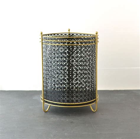 Shop for three compartment trash can online at target. Mid Century Trash Can - Metal Waste Basket - Vintage Trash ...