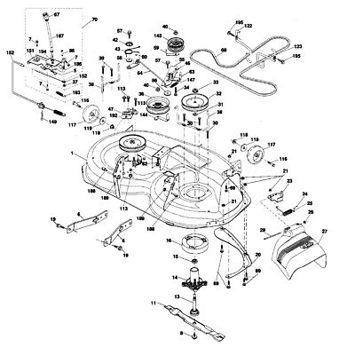 Craftsman Mower Deck Parts Diagram Diagram Resource