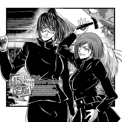 Maki And Nobara A Fanart By Me Rjujutsukaisen