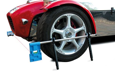 If you see that the tread on any one tire appears lower on one side of the car, or. TRACKACE WHEEL ALIGNMENT TOOL | Fast Car