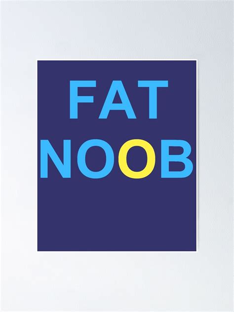 Gamer Monkey Fat Noob Merch Poster For Sale By Billfungerbunge