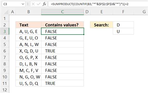 If Cell Contains Multiple Values
