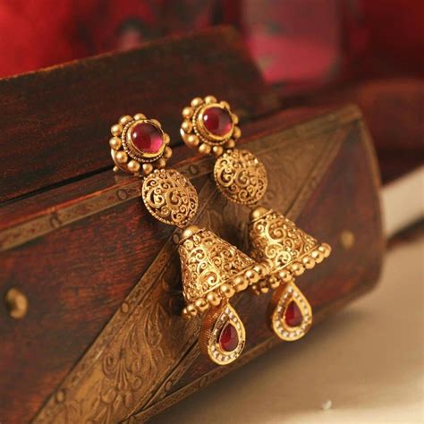 55 Beautiful Gold jhumka earring designs || Tips on Jhumka shopping | Bling Sparkle