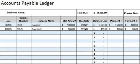 In computerized systems accounts payable ledgers often come with a lot of additional functions. Subsidiary Ledger Template | williamson-ga.us