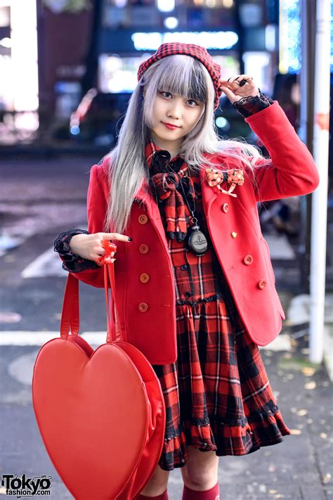 Harajuku Girl W Pastel Hair And Anna Sui Jacket In Harajuku Tokyo Fashion