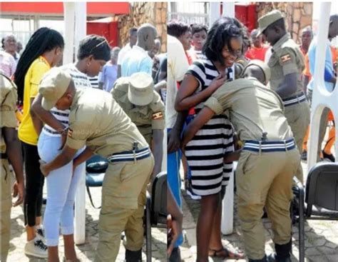Men Touch Private Parts Of Women Entering Ugandan Stadium While