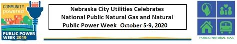 National Public Power And Public Gas Week Nebraska City Utilities