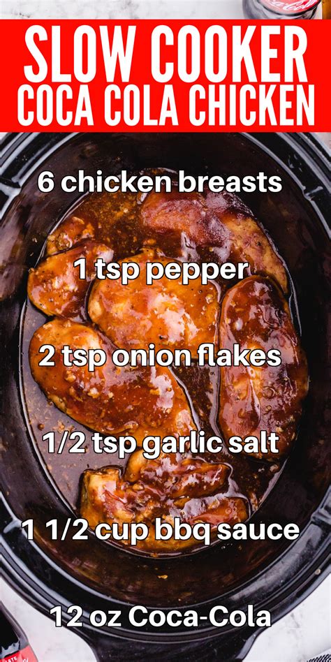 Slow Cooker Coca Cola Chicken Dinner The Best Blog Recipes