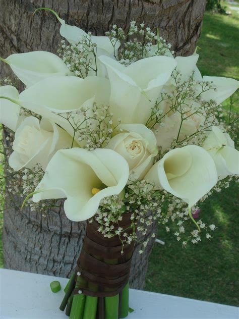 Calla Lily And Babys Breath Bouquet Zahra Blog