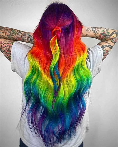 24 Rainbow Babylights Hair Gilbygriffen