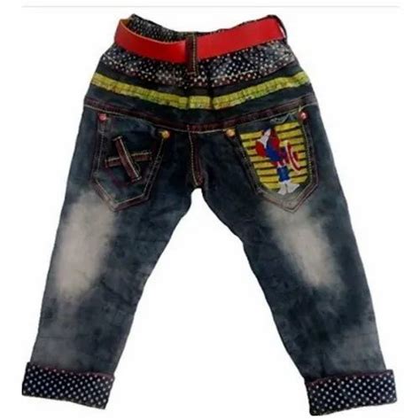 Stretchable Kids Black Faded Jeans At Rs 165piece In Sambhal Id