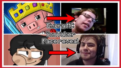 Every Minecraft Youtuber Face Reveal Youtube