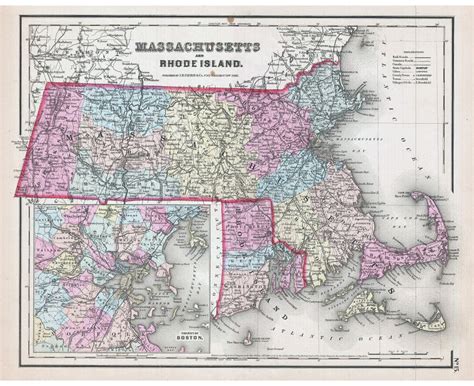 Maps Of Massachusetts Collection Of Maps Of Massachusetts State Usa