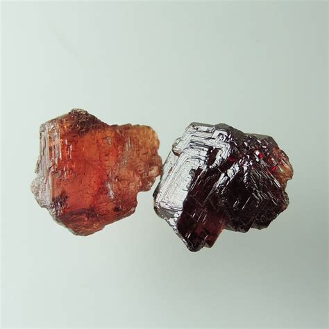 14 Cts Deep Red Etched Spessartine Garnet Rough Crystal Etsy