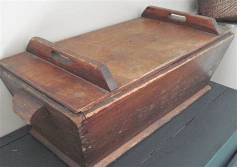 It's just not sturdy enough to stand up to not only the weight of dough, but the rigorous actions required to hand mix it. Antique Dough Box With Original Lid Square by ...
