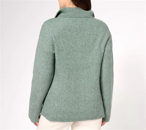 Studio Park x Courtney Khondabi Cozy 1/4 Zip Sweater - QVC.com