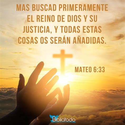 Mateo 633 Ta Así Que Buscad Primero El Reino De Dios Y Su Justicia