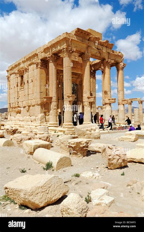 Templo De Baal Shammin En Las Ruinas De Palmira Sitio Arqueológico De