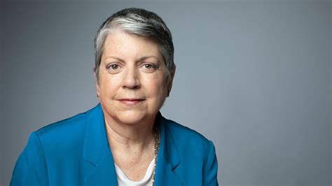 University Of California President Janet Napolitano Announces Shes