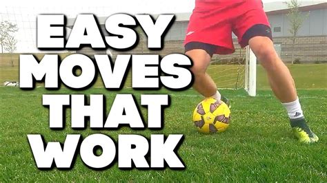 20 Easy Soccer Skill Moves That Actually Work In Games Youtube