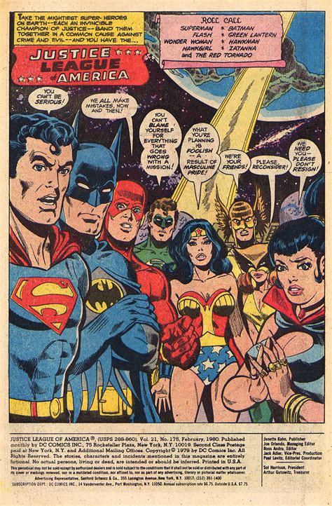 Justice League Of America V1 175 Read Justice League Of America V1