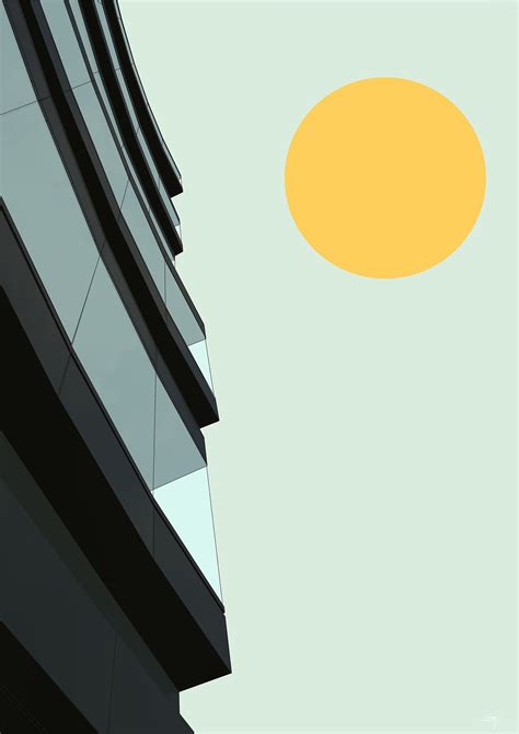 Architectural Poster 5 Vector On Behance Architecture Poster