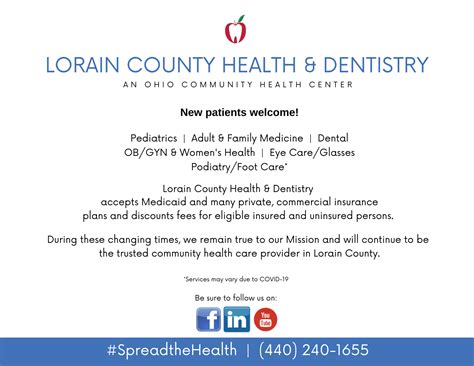 Article Lorain County Health And Dentistry Continues To Operate Full