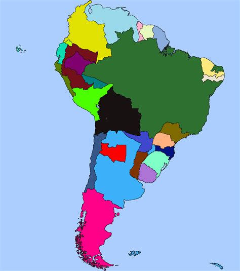 Alternate South America Thing Imaginarymaps