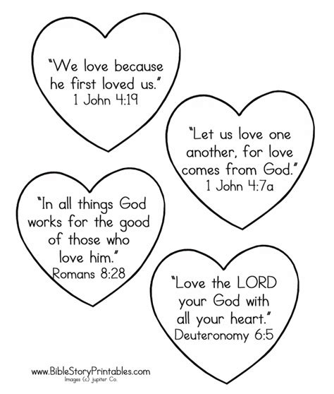 Bible Coloring Pages For Valentines Day