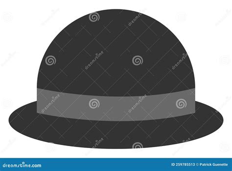Black Hat Icon Stock Vector Illustration Of Head Stetson 259785513