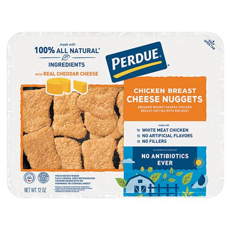 Perdue® Chicken Breast Nuggets With Cheddar Cheese 4106 Perdue®