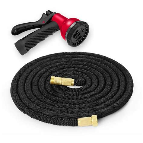 50ft 15m Expandable Flexible Garden Hose Pipe With Spray Gun And Brass Fitting Tb68050