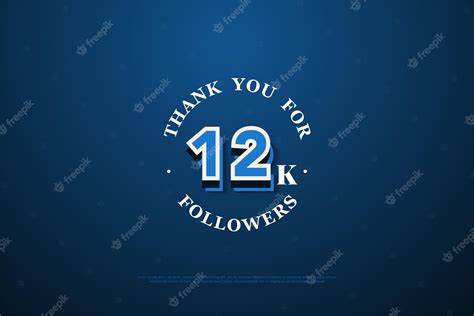 Premium Vector 12k Followers With Graffiti Number Model