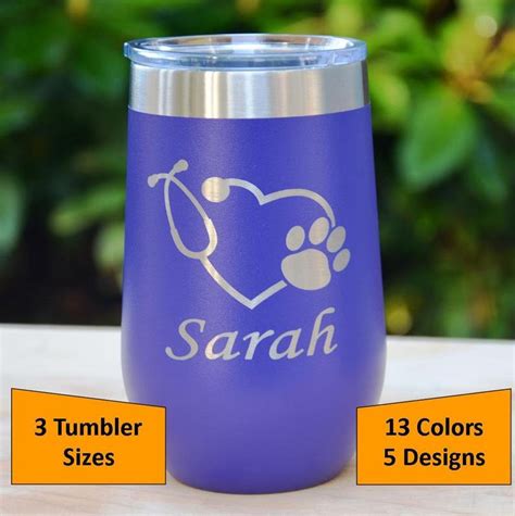 If there is a design you would like to see that we do not show on our website, please feel free to contact us and request it. Personalized Veterinarian Tumbler Vet Graduation Gift Heart | Etsy in 2020 | Appreciation gift ...