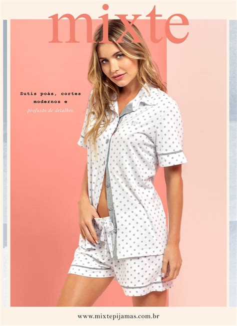 Mixte Pijamas • Banners • Spring Summer 2019 Pijamas Ideias Fashion Pijama Feminino