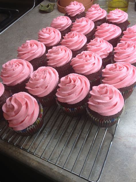 Red velvet cake meets tres leches cake in this festive dessert. Red velvet cupcakes with pink buttercream frosting. The best red velvet recipe is Cake Boss ...