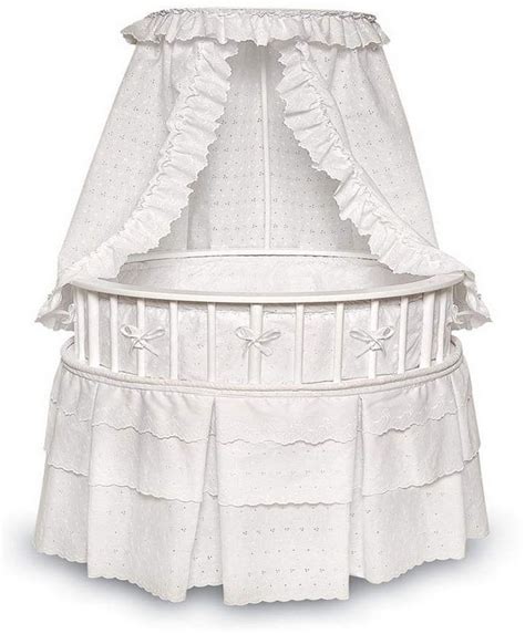 Mtwml portable bassinets for baby,travel baby bed,soft cotton portable infant nest with. Elegance Round Baby Bassinet With Canopy (With images ...