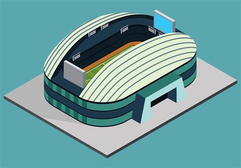 Isometric Soccer Stadium 207660 Vector Art At Vecteezy