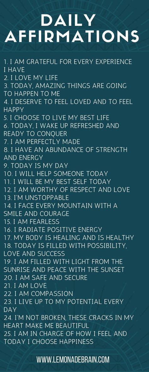 Affirmations For Success Affirmations Daily