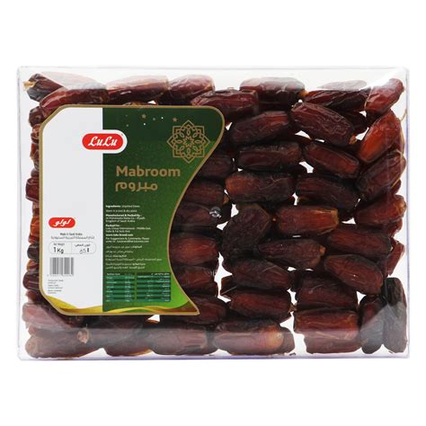 Lulu Dates Mabroom Madina 1kg Online At Best Price Roastery Dried Fruit Lulu Kuwait Price In