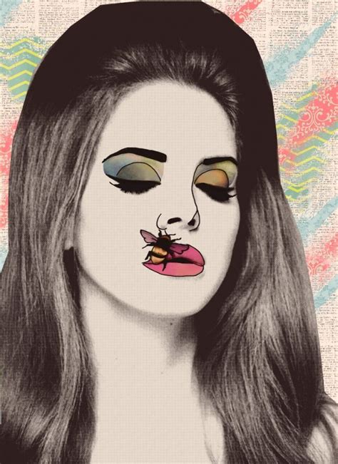 Del Rey Art Print By Vita G Society6 Lana Del Rey Art Pop Art
