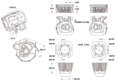 Ultima® Evo Engine Dimensions