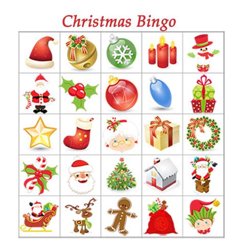 Christmas Bingo Printable Christmas Tree Farm