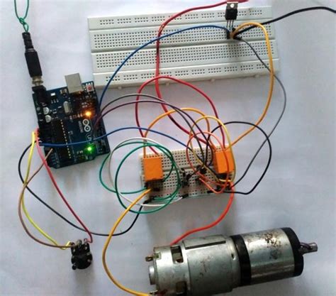 Dc Motor Control Circuit Arduino Wiring View And Schematics Diagram