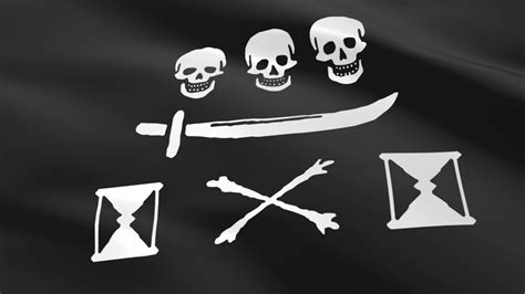 Pirate Flag Of Jean Thomas Dulaien Alternate Design Youtube