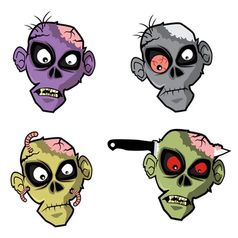 Zombie Head vector free download
