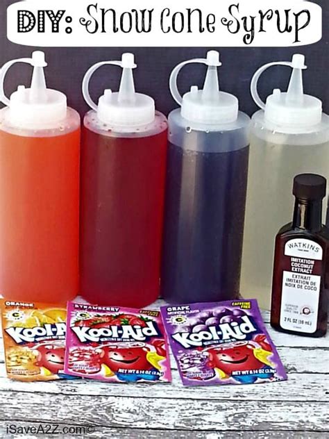 How To Make Snow Cone Syrup With Kool Aid Powder