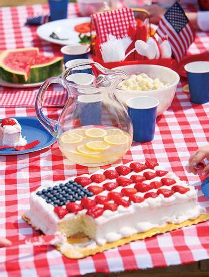 Patriotic Picnic Note Card Café